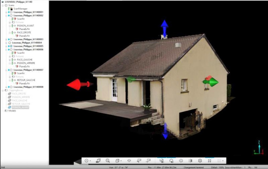 Modélisation 3D par nuage de points