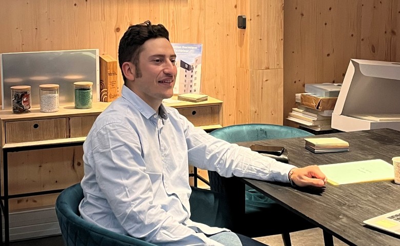 Thomas Osellin, dirigeant de Sol Peinture 42